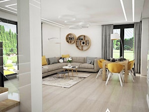 Dom ECO-02 - Salon, styl nowoczesny - zdjęcie od Pracownia architektoniczna - LARYSZ