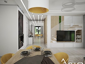 Dom ECO-02 - Salon, styl nowoczesny - zdjęcie od Pracownia architektoniczna - LARYSZ