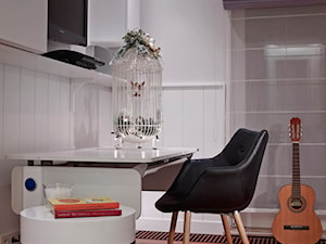 Apartament Morskie Oko - Małe białe biuro, styl nowoczesny - zdjęcie od BBHome Design