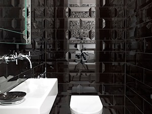 Apartament Morskie Oko - Mała na poddaszu bez okna łazienka, styl nowoczesny - zdjęcie od BBHome Design