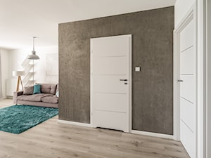 Sesja foto apartamentu na wynajem_Gdańsk - Średni biały hol / przedpokój, styl nowoczesny - zdjęcie od WITTWÓRNIA: Robert Witt