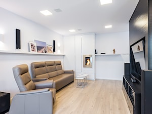 Sesja foto apartamentu prywatnego_Gdańsk - Salon, styl minimalistyczny - zdjęcie od WITTWÓRNIA: Robert Witt