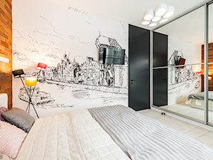 Sesja foto mieszkania na wynajem nr 3_Gdańsk, Wyspa Spichrzów - Średnia sypialnia, styl nowoczesny - zdjęcie od WITTWÓRNIA: Robert Witt