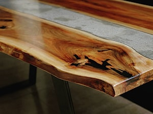 Nowoczesne stoły z żywicą epoksydową - Salon, styl nowoczesny - zdjęcie od szpakdesign