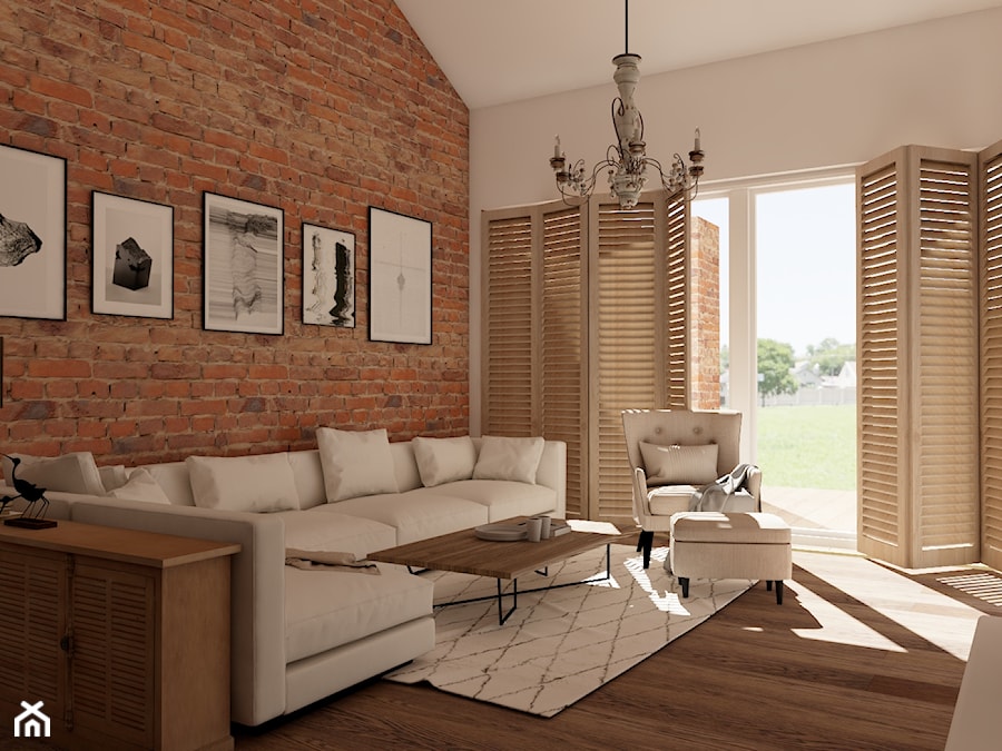 Salon styl rustykalny - zdjęcie od Buba Interior
