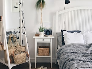 Zdjęcia mieszkania - Mała biała sypialnia - zdjęcie od ania.home