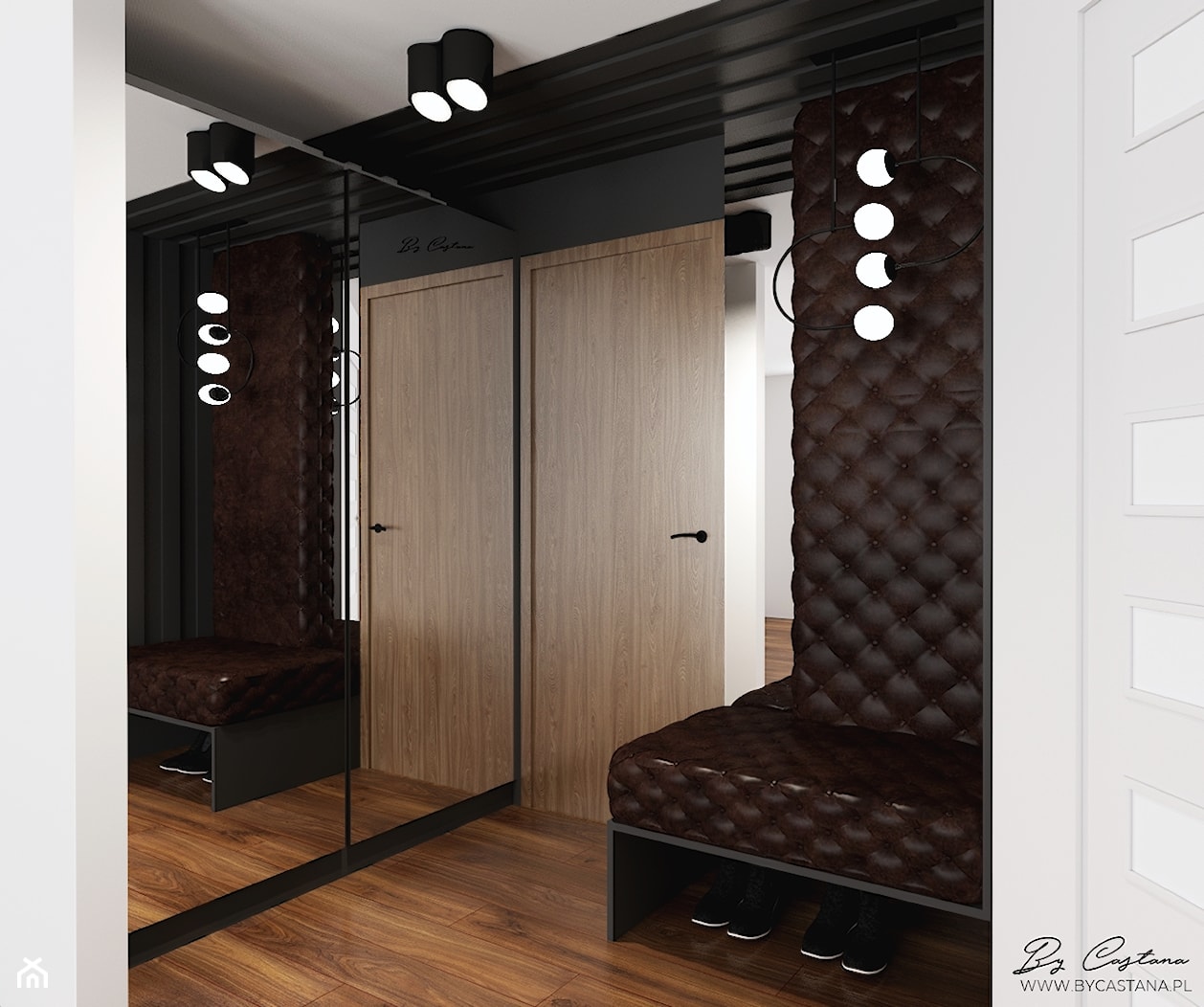 Soft loft hall | 4m2 | Olsztyn - zdjęcie od By Castana Autorska pracownia projektowa - Homebook