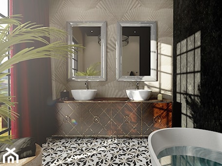 Aranżacje wnętrz - Łazienka: Morocco Bathroom | 9m2 | Gdańsk - By Castana Autorska pracownia projektowa. Przeglądaj, dodawaj i zapisuj najlepsze zdjęcia, pomysły i inspiracje designerskie. W bazie mamy już prawie milion fotografii!