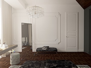 Bedroom "Greek Classic" | 35m2 | Gdańsk - zdjęcie od By Castana Autorska pracownia projektowa