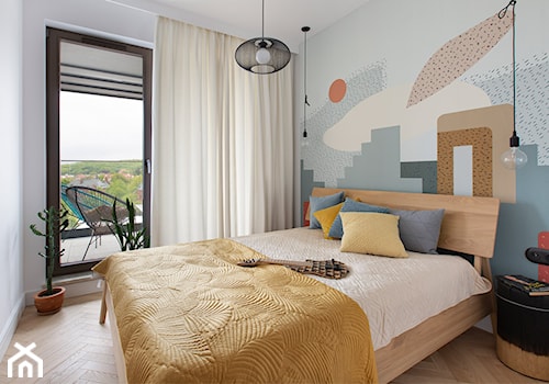 GDAŃSK - GARNIZON - Sypialnia, styl nowoczesny - zdjęcie od GRUPA MALAGA