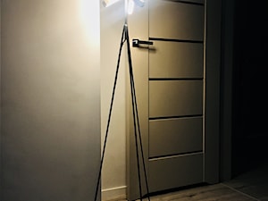 Lampa Led Nowoczesna - Mały szary salon, styl skandynawski - zdjęcie od AbeLightoCraft