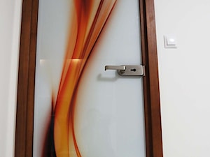 Drzwi szklane z grafiką - zdjęcie od Mojeszklo.pl