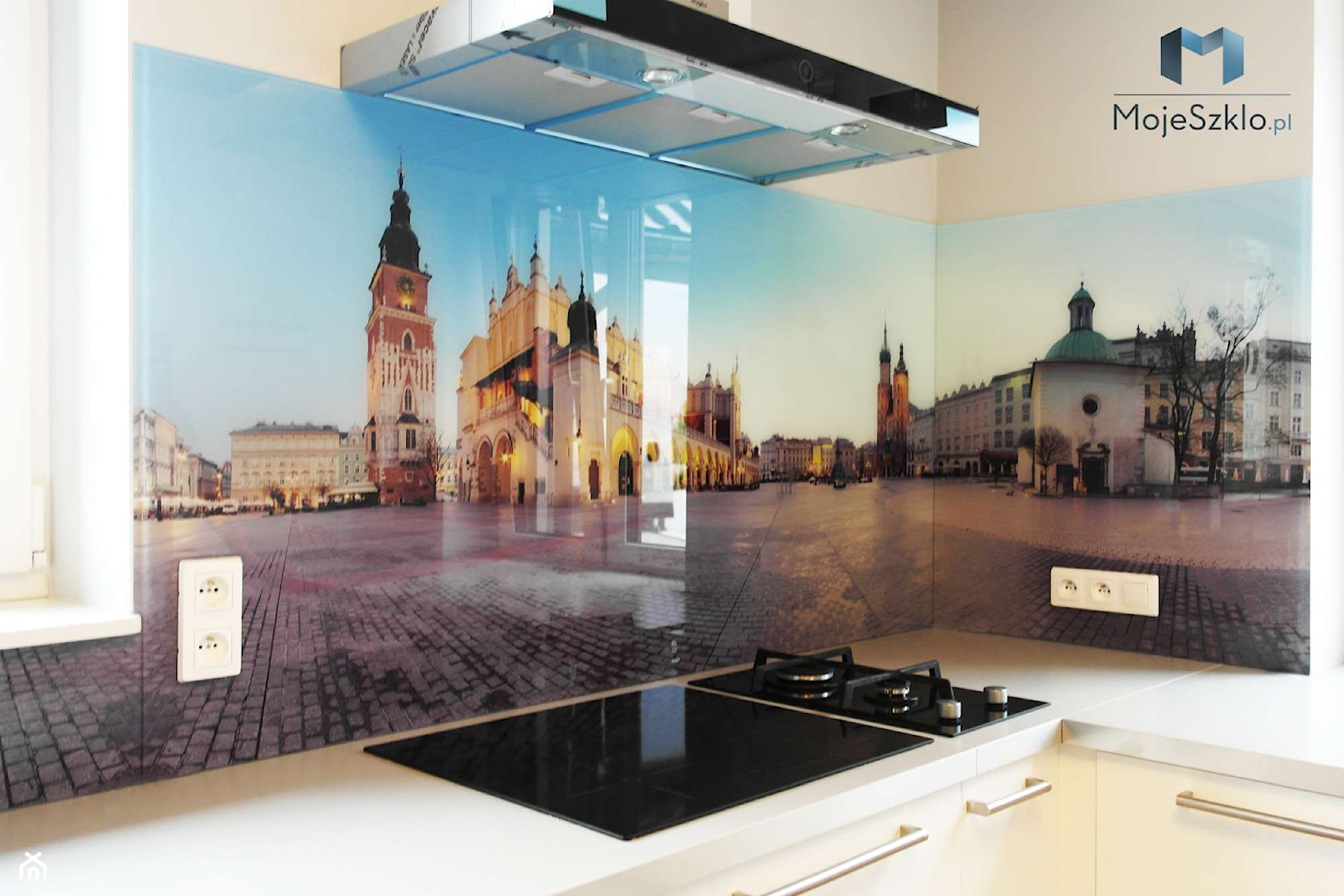 Szkło z grafiką - miasta - Kuchnia, styl nowoczesny - zdjęcie od Mojeszklo.pl - Homebook
