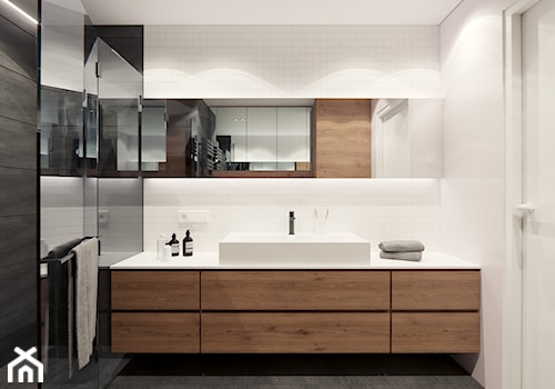 Mieszkanie ARS_30 - Łazienka, styl minimalistyczny - zdjęcie od RAW interior - Tomasz Kujawski