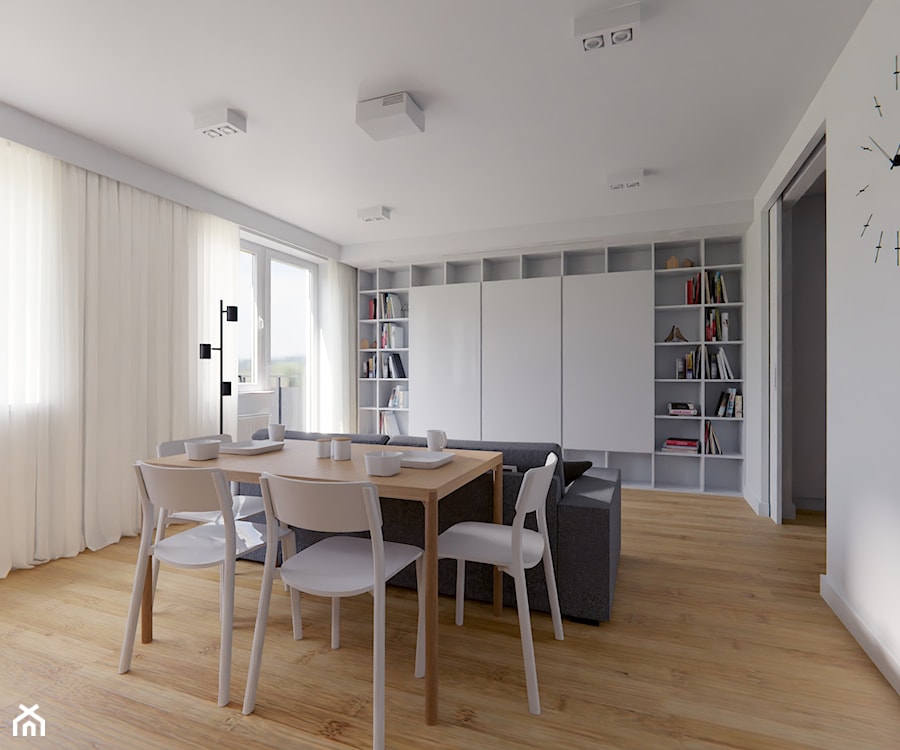 Mieszkanie ARS_30 - Jadalnia, styl nowoczesny - zdjęcie od RAW interior - Tomasz Kujawski