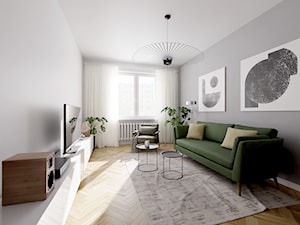 MJ_47 - mieszkanie inwestycyjne w kamienicy - Salon, styl skandynawski - zdjęcie od RAW interior - Tomasz Kujawski