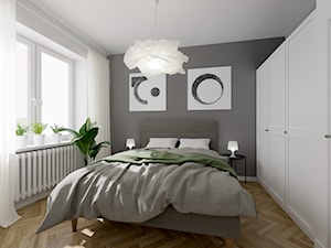 MJ_47 - mieszkanie inwestycyjne w kamienicy - Sypialnia, styl skandynawski - zdjęcie od RAW interior - Tomasz Kujawski