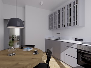 MJ_47 - mieszkanie inwestycyjne w kamienicy - Kuchnia, styl skandynawski - zdjęcie od RAW interior - Tomasz Kujawski