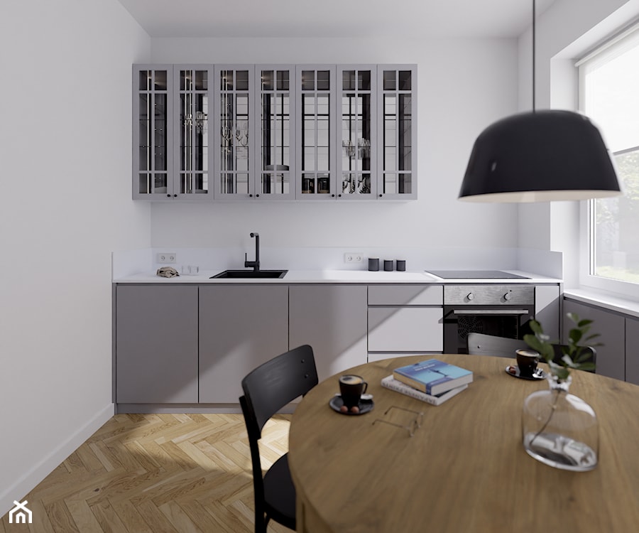 MJ_47 - mieszkanie inwestycyjne w kamienicy - Kuchnia, styl nowoczesny - zdjęcie od RAW interior - Tomasz Kujawski