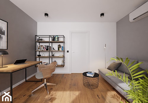 MMAS_99 - mieszkanie z antresolą - Biuro, styl nowoczesny - zdjęcie od RAW interior - Tomasz Kujawski
