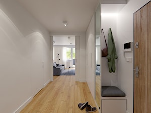 Mieszkanie ARS_30 - Hol / przedpokój, styl minimalistyczny - zdjęcie od RAW interior - Tomasz Kujawski