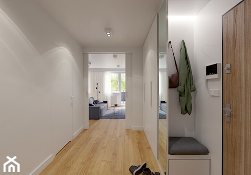 Mieszkanie ARS_30 - Hol / przedpokój, styl minimalistyczny - zdjęcie od RAW interior - Tomasz Kujawski
