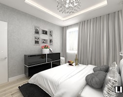 Sypialnia - Średnia biała sypialnia, styl nowoczesny - zdjęcie od LUXURY INTERIOR - Homebook