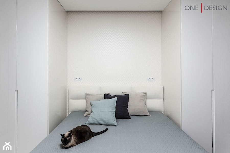 Przytulne i jasne wnętrze na Żoliborzu - Sypialnia - zdjęcie od One Design