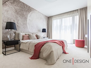 Jasne kolory w apartamencie pod Warszawą - Sypialnia - zdjęcie od One Design