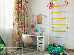 Design project - Loft - Mały biały pokój dziecka dla dziecka dla dziewczynki - zdjęcie od Tz_interior