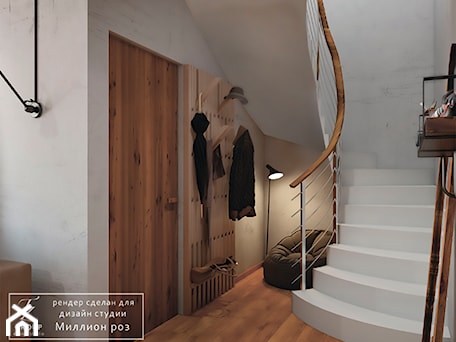 Aranżacje wnętrz - Schody: Design project - Loft - Schody - Tz_interior. Przeglądaj, dodawaj i zapisuj najlepsze zdjęcia, pomysły i inspiracje designerskie. W bazie mamy już prawie milion fotografii!