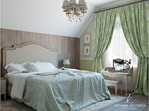 Projekt mieszkania - Sypialnia, styl prowansalski - zdjęcie od Tz_interior