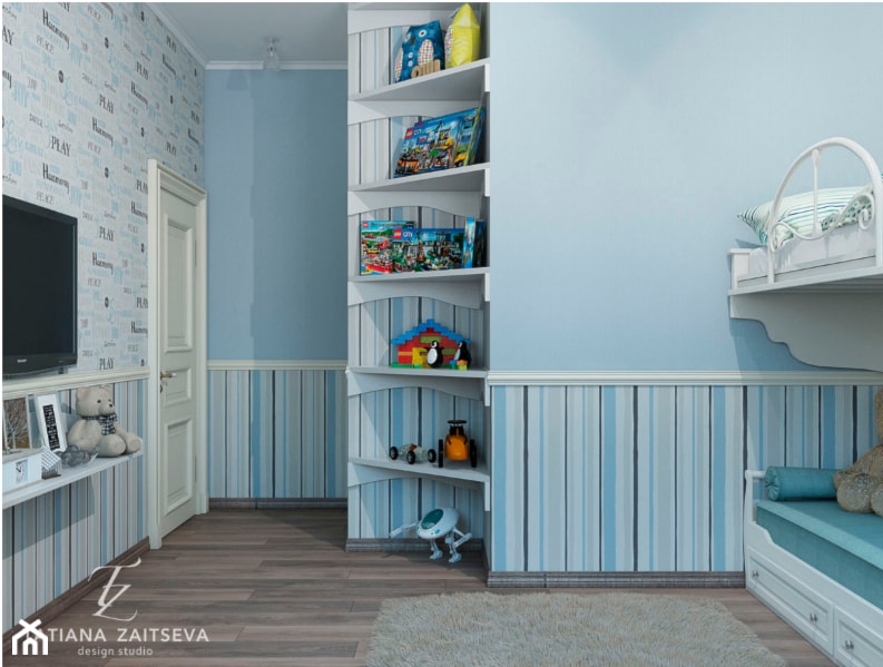 Projekt mieszkania - Pokój dziecka, styl prowansalski - zdjęcie od Tz_interior