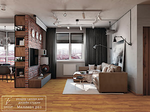 Design project - Loft - Salon - zdjęcie od Tz_interior