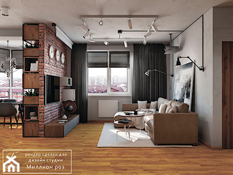 Aranżacje wnętrz - Salon: Design project - Loft - Salon - Tz_interior. Przeglądaj, dodawaj i zapisuj najlepsze zdjęcia, pomysły i inspiracje designerskie. W bazie mamy już prawie milion fotografii!