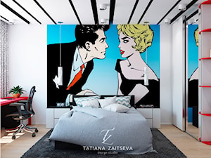 Design projekt w nowoczesnym stylu - Sypialnia, styl nowoczesny - zdjęcie od Tz_interior