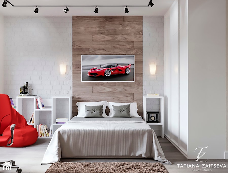 Designe projekt - nowoczesny styl - Średnia sypialnia, styl nowoczesny - zdjęcie od Tz_interior