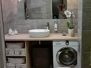 Metamorfoza łazienki - Łazienka, styl nowoczesny - zdjęcie od kasiaczarna