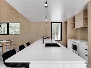 W klimacie północy – niezwykły dom w lesie - Kuchnia - zdjęcie od Homebook Design