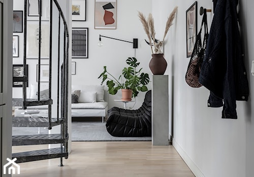 Mieszkać po szwedzku - Średni biały salon, styl skandynawski - zdjęcie od Homebook Design