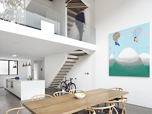 Wąskie mieszkanie - Jadalnia - zdjęcie od Homebook Design