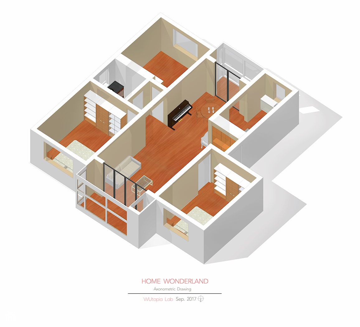 Nietypowe mieszkanie, dla typowej rodziny - Domy - zdjęcie od Homebook Design - Homebook