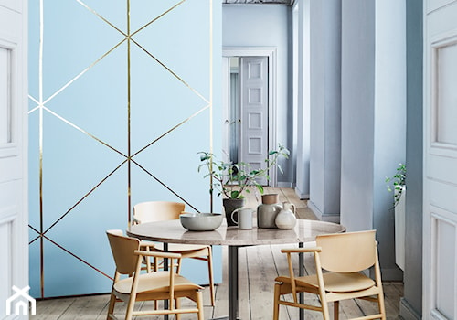 Krzesło N01 by Nedo - Mała niebieska jadalnia jako osobne pomieszczenie, styl nowoczesny - zdjęcie od Homebook Design