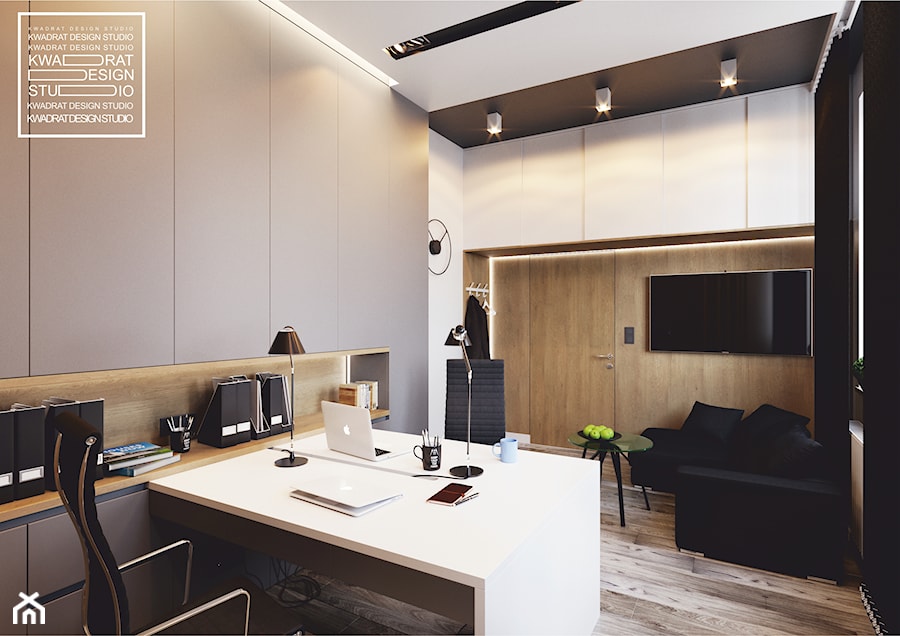 Domowe biuro - zdjęcie od Kwadrat Design Studio