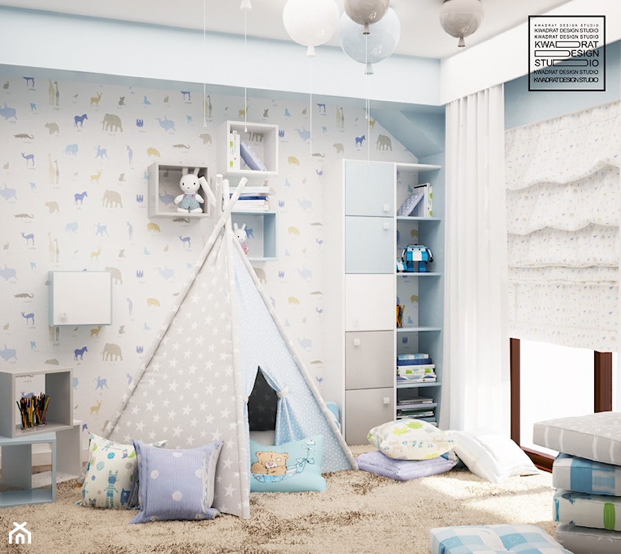 Pokój dla chłopca - zdjęcie od Kwadrat Design Studio