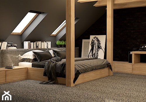 Sypialnia dla Singla - zdjęcie od Kwadrat Design Studio