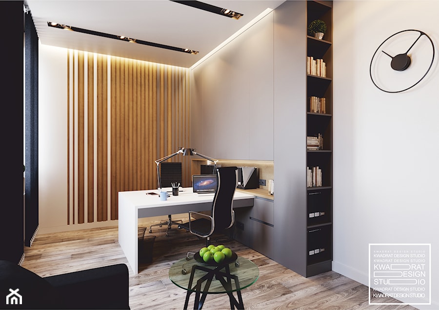 Domowe biuro - zdjęcie od Kwadrat Design Studio