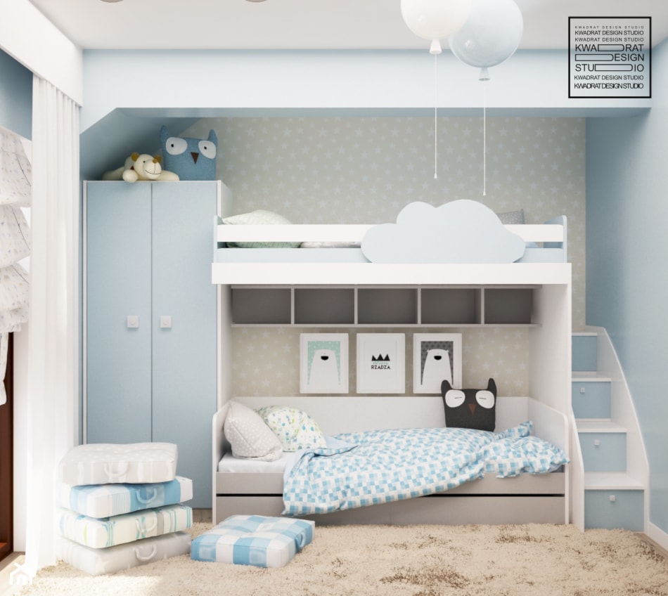 Pokój dla chłopca - zdjęcie od Kwadrat Design Studio - Homebook