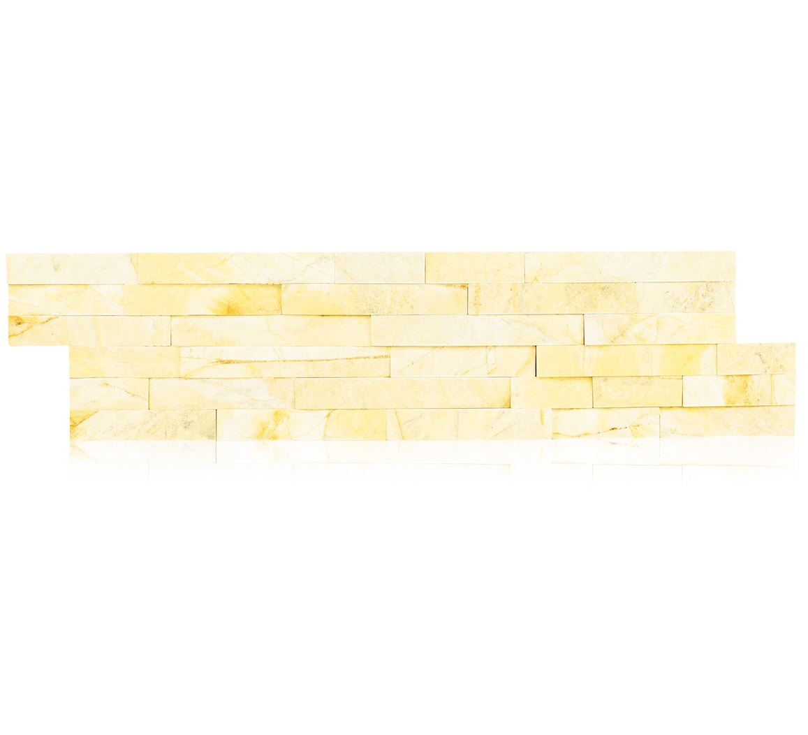 Kamień elewacyjny Cream, naturalne panele kamienne skalite - zdjęcie od Skalite Kamień - Homebook
