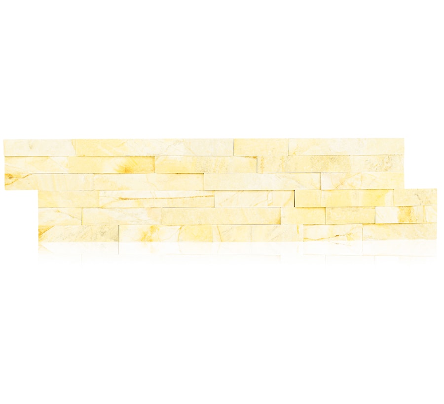Kamień elewacyjny Cream, naturalne panele kamienne skalite - zdjęcie od Skalite Kamień